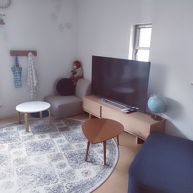 pinponmamの無印良品-無印良品 壁に付けられる家具トレー オーク材突板 良品計画の家具・インテリア写真