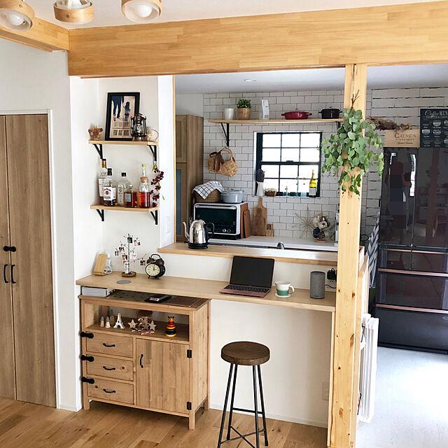 kazumi_innbの-アンティーク風 キャビネットチェスト 70cm幅の家具・インテリア写真