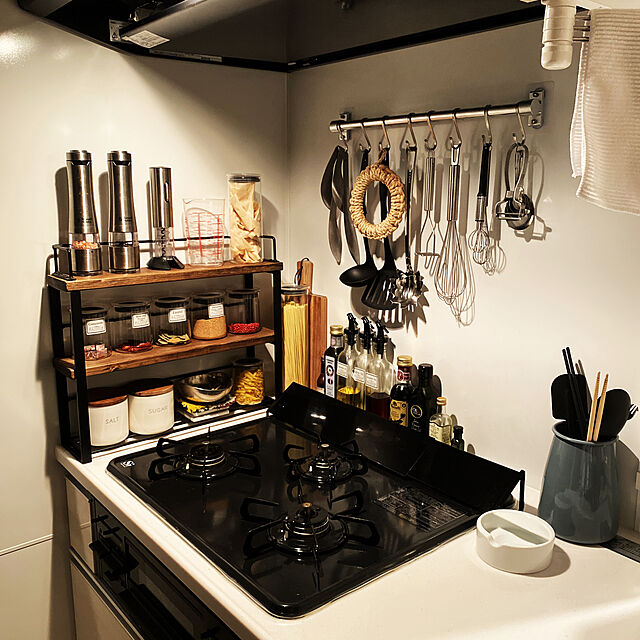 Tomomiのレーベン-ののじ 味噌 計量 マルチ ワイヤースプーン 食洗器対応 WSV-M01BK ブラックの家具・インテリア写真