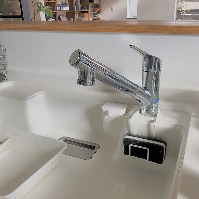 t--ieのSANEI-SANEI シンクのディスペンサー 食器洗剤入れ 浮かす収納 ワンプッシュ ホワイト PW1711-Wの家具・インテリア写真