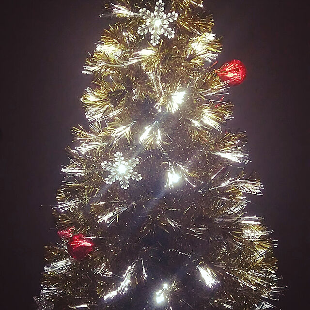 nyanta.sasakiの-ファイバースピニングツリー ゴールド 120cm【クリスマスツリー ファイバーツリー 東京ローソク クリスマス ツリー セット】の家具・インテリア写真