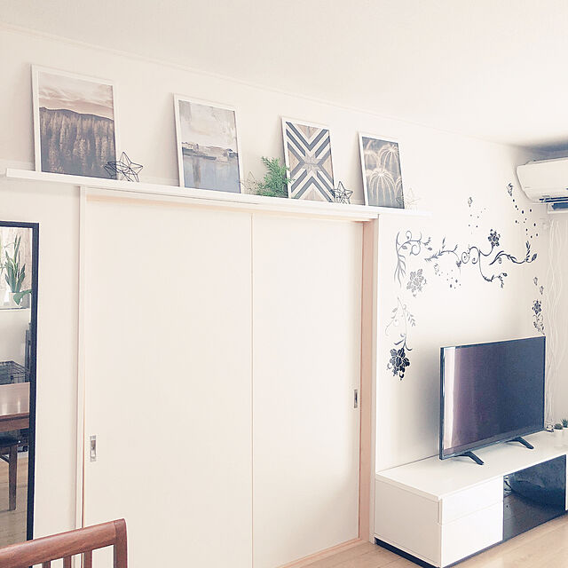 miuのイケア-[IKEA/イケア/通販]MOSSLANDA モッスランダ アート用飾り棚, ホワイト[E](c)(70297465)の家具・インテリア写真
