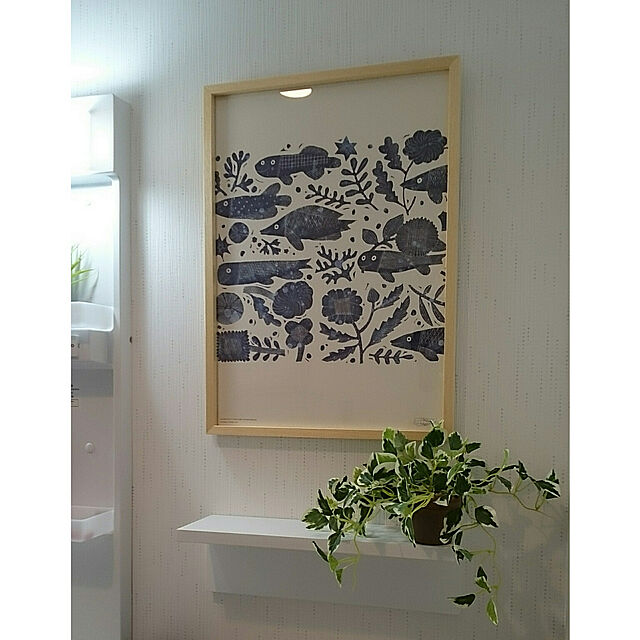 kiyoの-壁美人 フック 壁「6K」2枚セット シルバー P4の家具・インテリア写真