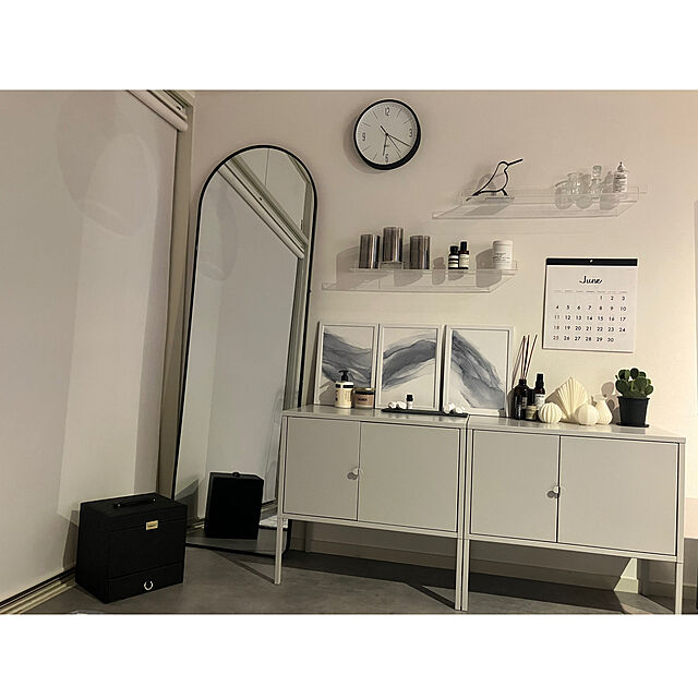pippiのニトリ-【デコホーム商品】コスメボックス(ラティスBK XL) の家具・インテリア写真