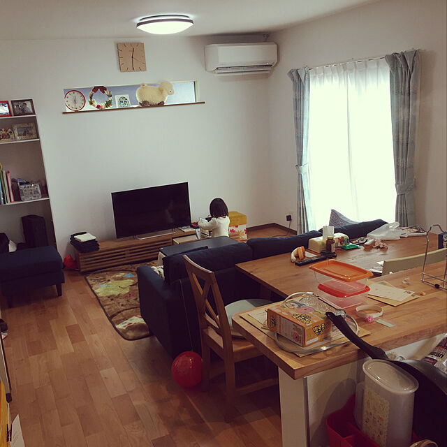 Chinatsuのニトリ-ダイニングテーブル(カーシー190 LBR) の家具・インテリア写真
