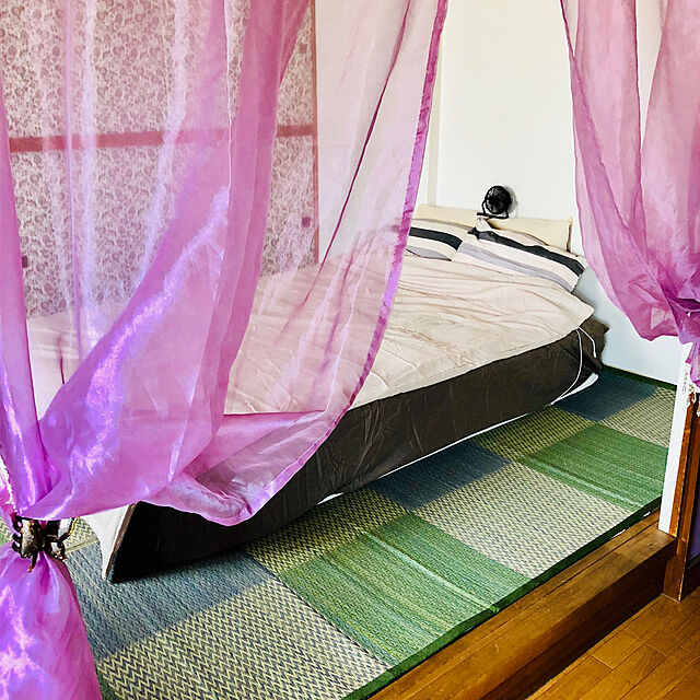 ramu29のニトリ-枕カバー(ライン3 GYBK) の家具・インテリア写真
