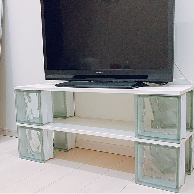 Youkoの-ガラスブロック タンジェリン （約）190×190×95mm 【建材】 （2173441）送料別 通常配送の家具・インテリア写真