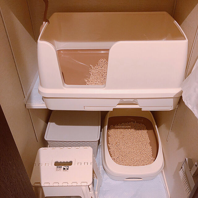 eri_zawaの-≪あす楽対応≫デオトイレ 快適ワイド 本体 セット システムトイレ 猫 ねこトイレ ユニチャーム おしゃれ かわいいの家具・インテリア写真