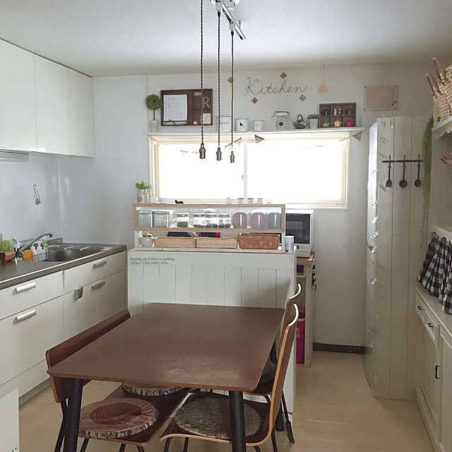 kotoriのニトリ-伸縮式 カーテンレール(フラン WH 2M/S) の家具・インテリア写真