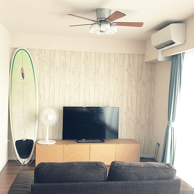 myiaksiuのオーデリック-オーデリック WF209PR シーリングファン リモコン付きの家具・インテリア写真