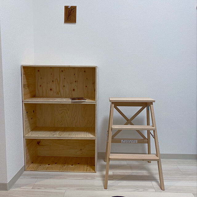 maaのイケア-[IKEA/イケア/通販]BEKVAM ベクヴェーム 踏み台 3段, ビーチ[D](c)(70190412)の家具・インテリア写真