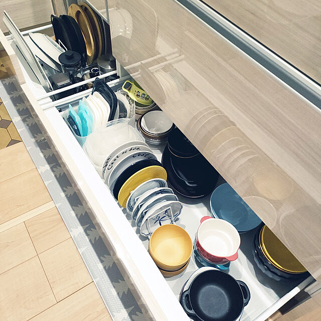 pinponmamのオカトー-オカトー 拭ける 撥水 キッチンマット インテリアマット ウッズ 45×180cm 8mm厚クッションの家具・インテリア写真
