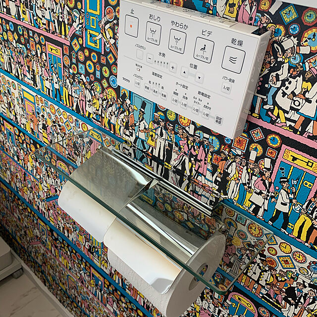 Yukaの-トイレットペーパーホルダー ペーパーホルダー 紙巻器 304 ステンレス 壁掛け式 トイレ ホテル 浴室 ティッシュ スマホ置き おしゃれ (二連紙巻器)の家具・インテリア写真