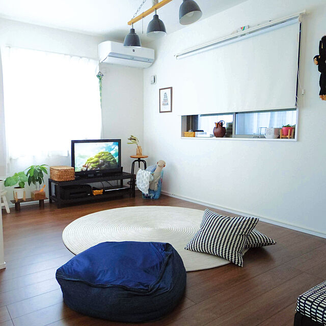 Shinohazuのニトリ-遮熱・防炎・遮像レースカーテン(Nガード モエニクイ 100X138X2) の家具・インテリア写真