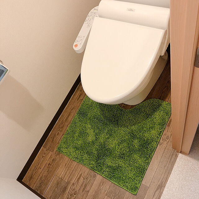 ayameのやかん屋-トイレマット SIBAFU トイレマット グリーンの家具・インテリア写真