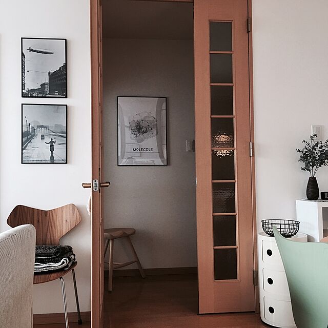 yurinの-Wallstuff アートポスター MOLECULE モノクロ ウォールスタッフ　北欧 スウェーデンの家具・インテリア写真