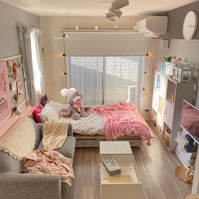 riririのニトリ-フロアマット(クロッシェo IV 90R) の家具・インテリア写真