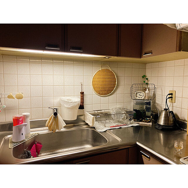 nocomomのオカ-オカ(OKA) にぎり束子 棕櫚棒たわし (フライパン 清掃) ブラウン 約4cm×4cm×17cm 4971242952821の家具・インテリア写真