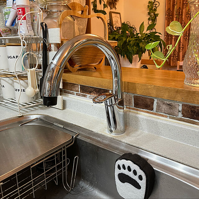 k.yuka29のLIXIL-LIXIL(リクシル) INAX キッチン用 ワンホールシングルレバー混合水栓 ハンドシャワー付 エコハンドル RSF-831Yの家具・インテリア写真