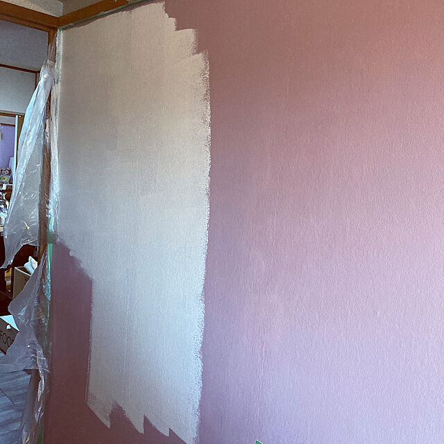 Seahorseの-ミルクペイントforウォール(室内かべ用) 505 アーバングレー 2L(約12平米/2回塗り) 室内壁用/水性/DIY/ターナー色彩の家具・インテリア写真