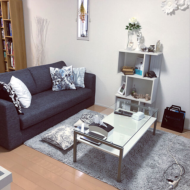 riiiのニトリ-3人用布張りソファ(NポケットA3 FM-TBL) の家具・インテリア写真