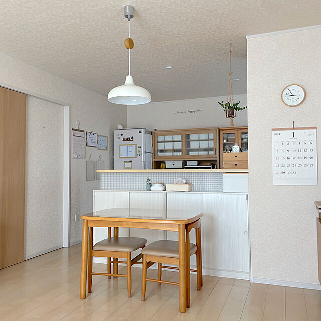 Minoriの-シンプル中に感じるデザイナーのこだわり ウォールクロック リキクロック(RIKI CLOCK) WR-0312S タカタレムノス(TAKATA Lemnos)の家具・インテリア写真
