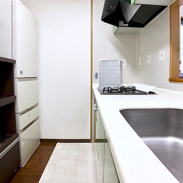 kyoの-キッチンマット 日本製 撥水 はっ水 防水 フリーカット 拭ける 北欧 木目 270 270cm おしゃれ ワイド 60×270の家具・インテリア写真