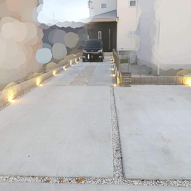wolf_____21のFVTLED-埋め込み式ライト FVTLED スポットライト 地中埋込型ライト DC12V 1W IP67防水 LED 照明 省電力 ガーデン 庭 屋外用 CE RoHS認証 (10pcs, ウォームホワイト)の家具・インテリア写真