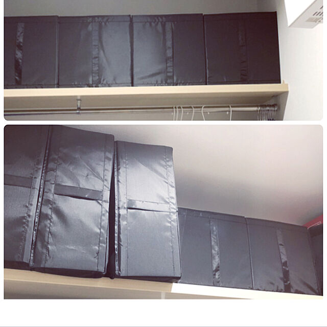 kasumimixのイケア-【IKEA Original】SKUBB-スクッブ- ボックス 3ピースセット ブラック 31×55×33 cmの家具・インテリア写真