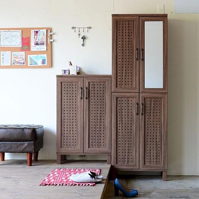SMB_selectionの佐藤産業-GENKA（ジェンカ）シューズ＆ストッカー（ハイタイプ・60cm幅）の家具・インテリア写真