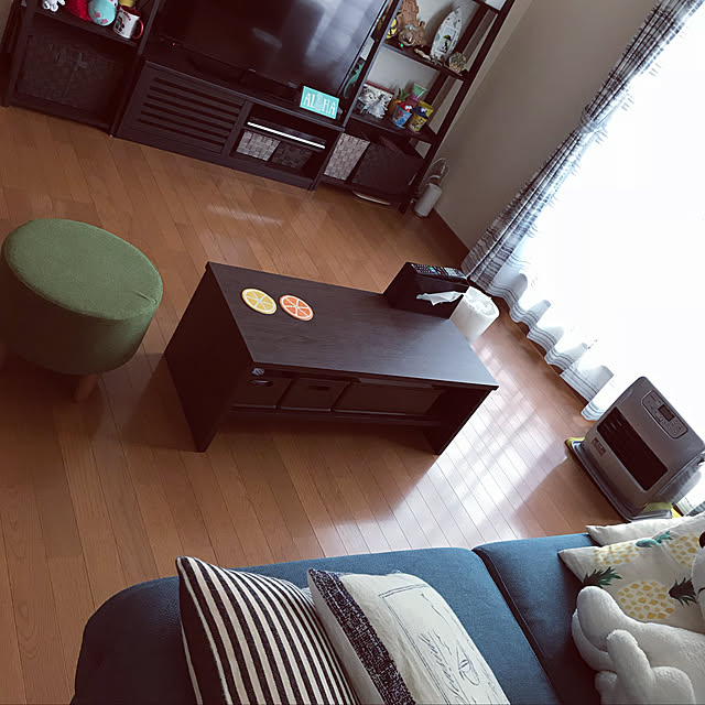 Megumiのニトリ-コースター(ビーズ レモン H) の家具・インテリア写真