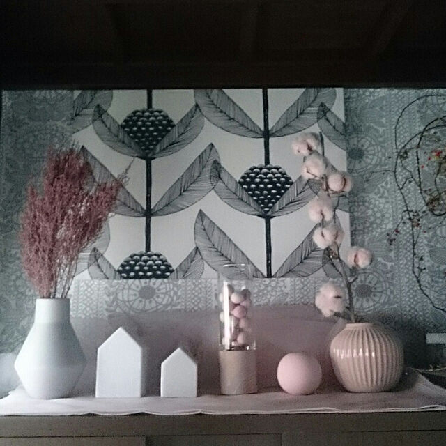 mademoisellenoaの-【Bloomingville 】マットグレーフラワーベース / ブルーミングヴィル 北欧 デンマークの家具・インテリア写真