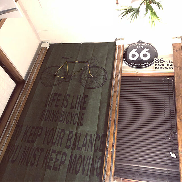 Lupinthe3rdのニトリ-ファブリックパーテーション(バイシクル110X180) 【玄関先迄納品】の家具・インテリア写真