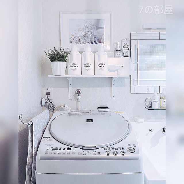 blue.with.whiteのニトリ-抗菌防臭加工 フェイスタオル(オルフェ2 LGY) の家具・インテリア写真