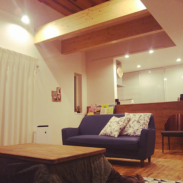 リビング/IKEA/照明/時計/絵本棚DIY...などのインテリア実例 - 2016 ...