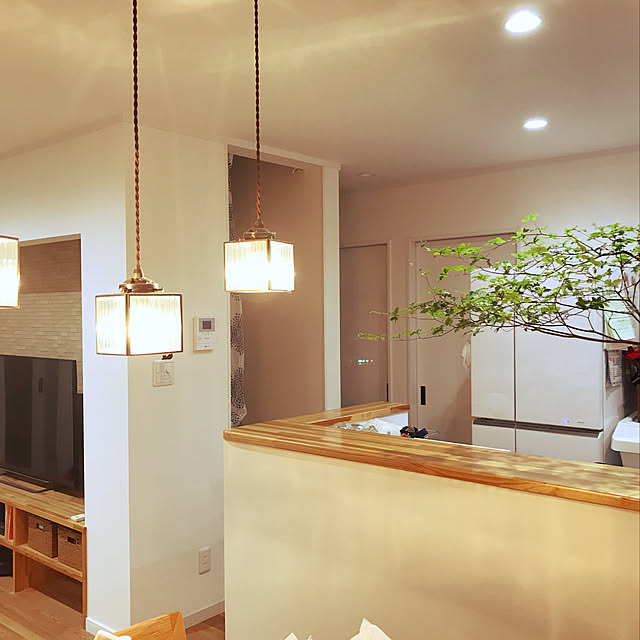 ペンダントライト レトロ ガラス おしゃれ カフェ 天井照明 4灯 Led対応のレビュー クチコミとして参考になる投稿8枚 Roomclip ルームクリップ