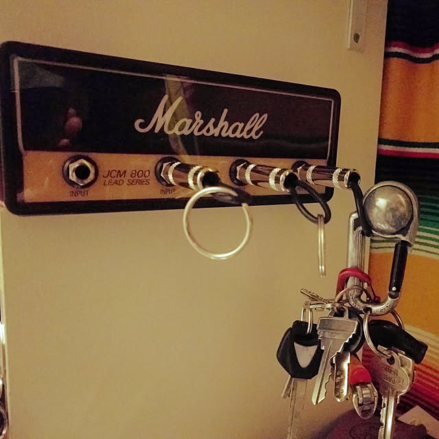 Pluginz プラグインツ Marshall Official Jcm800 Standard Jack Rack マーシャル 壁掛け アンプ型キーハンガー キーボックス のレビュー クチコミとして参考になる投稿1枚 Roomclip ルームクリップ