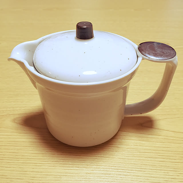 急須 広口ポット 400cc 粉引 茶こし付き和食器 ポット お茶 紅茶 おしゃれ 日本製 安心 ギフト プレゼント お茶 カフェ風 モダン 陶器 緑茶 美濃焼のレビュー クチコミとして参考になる投稿4枚