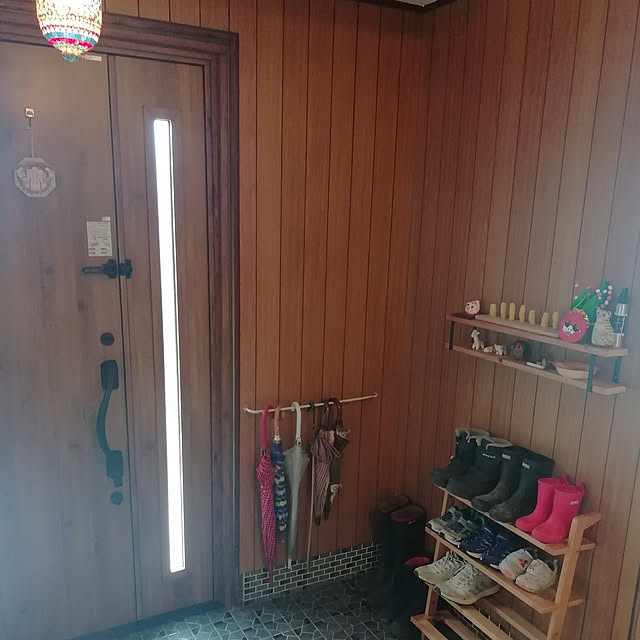 ベルメゾン パイン材の立て掛けるシューズラック ナチュラル A 家具 収納 玄関 エントランス 下駄 箱 シューズ ボックス 靴箱 靴 ラック 整理 Belle Maison Days のレビュー クチコミとして参考になる投稿1枚 Roomclip ルームクリップ