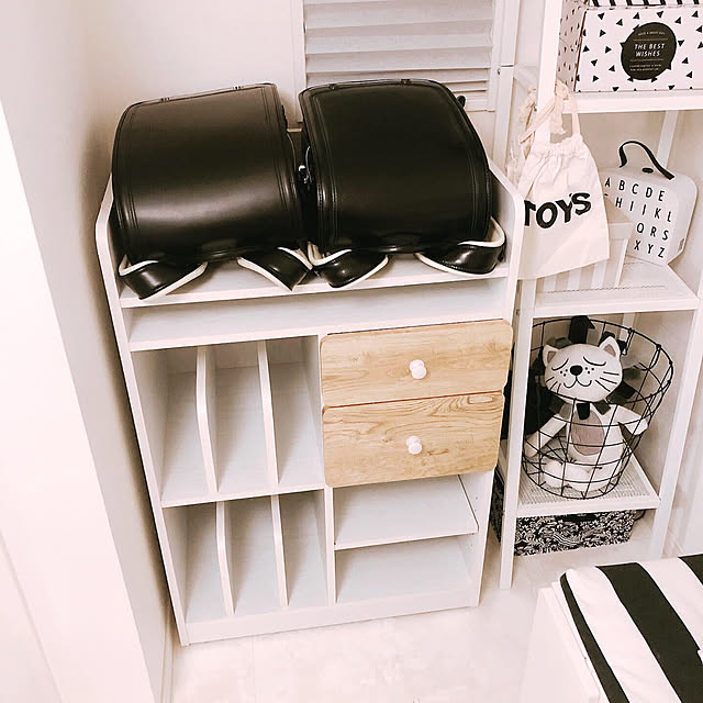 スマート アイ 割引クーポン配布中 可動式棚 物かけフック キャスター付き 幅64cm ランドセルラック Log ログ 5色対応 ランドセル収納 リビングラック スリム 木製 おしゃれ 子供部屋 大型 のレビュー 口コミとして参考になる投稿3枚