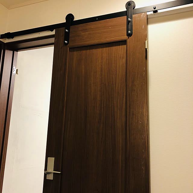 Ybt Ccjh 6ft 1 m 吊り引き戸 レール 金具 吊り扉引戸diy 建具 シングル木製バーンドア用 レトロスチールのレビュー 口コミとして参考になる投稿2枚 Ybt Ccjh 6ft 1 m 吊り引き戸 レール 金具 吊り扉引戸diy 建具 シングル木製バーンドア用 レトロスチールのレビュー 口コミとして参考になる投稿2枚