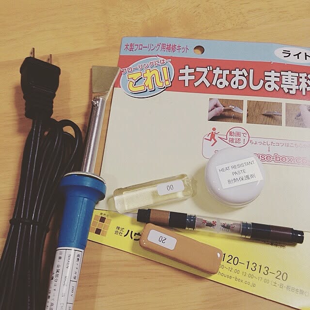 リビング キズなおしま専科 フローリング補修のインテリア実例 16 02 22 18 16 33 Roomclip ルームクリップ