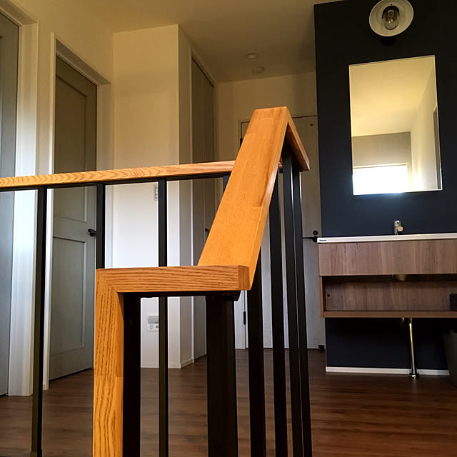 写真付きレビュー パナソニック 洗面台 シーライン 幅750 奥行530 フロートタイプ オーク柄 収納付1面鏡 幅500 洗面化粧台 Md724の通販商品 口コミ情報 Roomclipショッピング