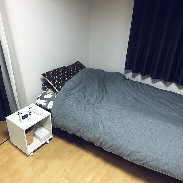 アテックスオリジナルベッド 収納式 桐すのこベッド Ax Bf1011 カフェオレ のレビュー クチコミとして参考になる投稿1枚 Roomclip ルームクリップ