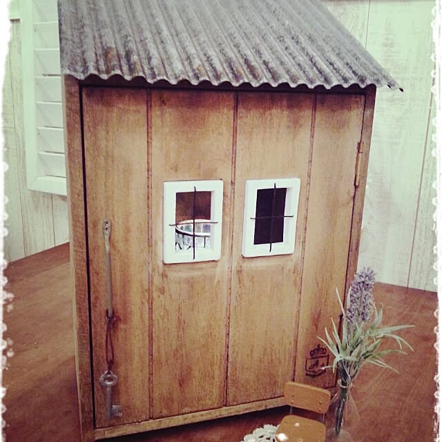 棚 家 ﾄﾀﾝ屋根 鍵まで付いてるのインテリア実例 14 03 29 21 49 54 Roomclip ルームクリップ