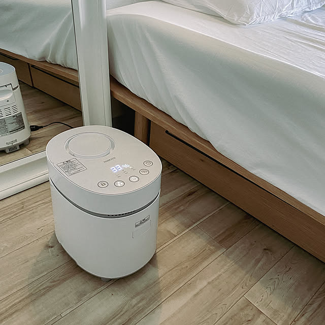 写真付きレビュー P5倍 7 11 9 59迄 加湿器 スチーム式加湿器 スチーム加湿器 スチームファン式加湿器 卓上 オフィス おしゃれ 木造約10畳 プレハブ約17畳 Ksf L303 W 加湿器 加湿機 スチーム 上から給水 大容量 リビング 寝室 保湿 山善 Yamazen 送料無料 の