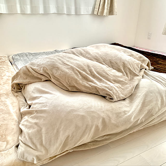 写真付きレビュー ニトリ 毛布にもなる掛け布団カバー シングル Nウォーム I Nbe S の通販商品 口コミ情報 Roomclipショッピング