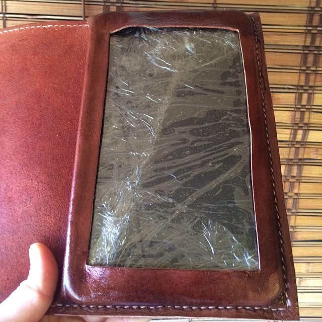 机 自作 革細工 タブレット ウェットフォーミング などのインテリア実例 14 08 06 13 39 56 Roomclip ルームクリップ