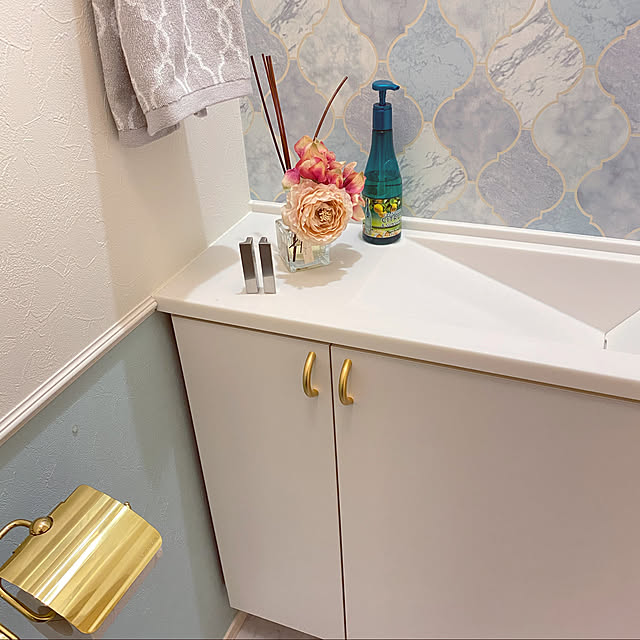 ゴーリキアイランド 640789 おしゃれ 金色 真鍮製 2連 トイレット ゴーリキアイランド 640789 おしゃれ 金色 真鍮製 2連 トイレット
