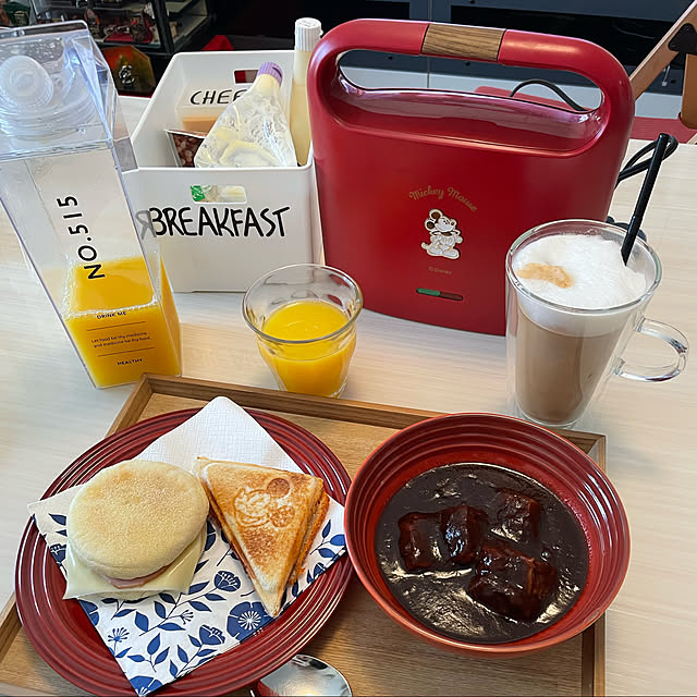 ドウシシャ ホットサンドメーカー ミッキーマウス くまのプーさん デザイン 焼き目4種類 キッチン家電 サンドイッチ かわいい Disney ディズニー Tsh 701drd Homepartyのレビュー 口コミとして参考になる投稿1枚